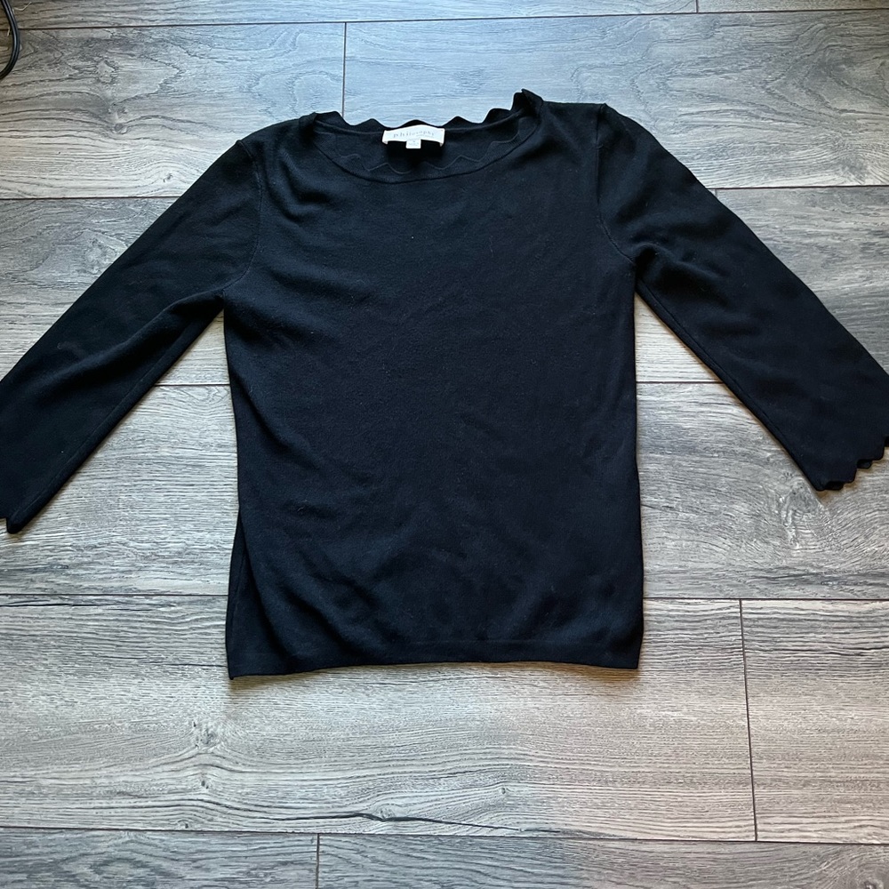 Philosophy scalloped sweater
